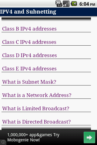 IPV4 Subnetting