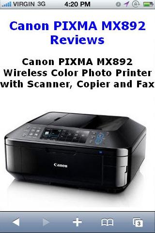 免費下載購物APP|PIXMA MX892 Printer Reviews app開箱文|APP開箱王