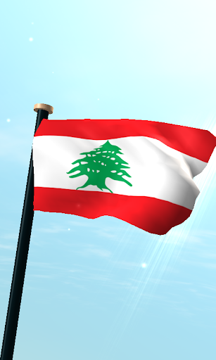 Lebanon Flag 3D Free Wallpaper