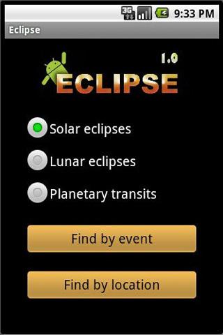 Eclipse Calculator