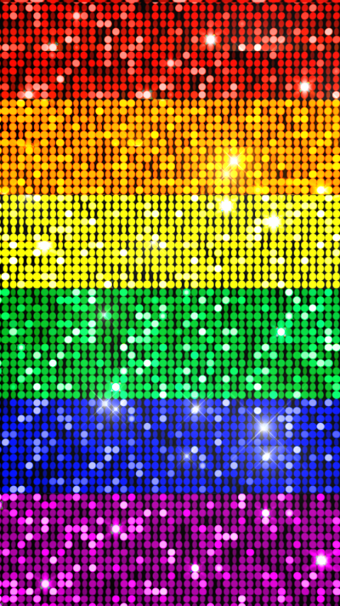Gay Pride Bling Live Wallpaper Screen 1