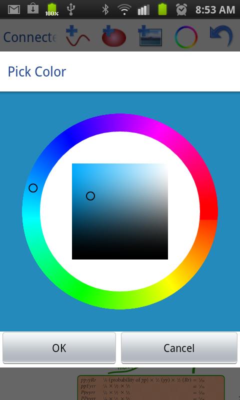 Connected Mind (mind mapping) Screen 2