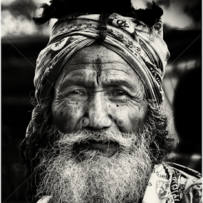 Untitled by Rudra Roy Chowdhury - Black & White Portraits & People