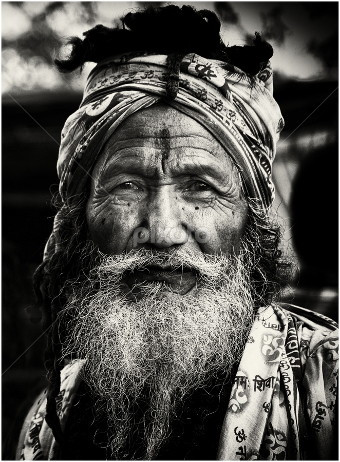 Untitled by Rudra Roy Chowdhury - Black & White Portraits & People