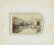 Gezicht op Neurenberg over de rivier de Pegnitz