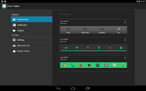 Screenshot Power Toggles v5.7.01