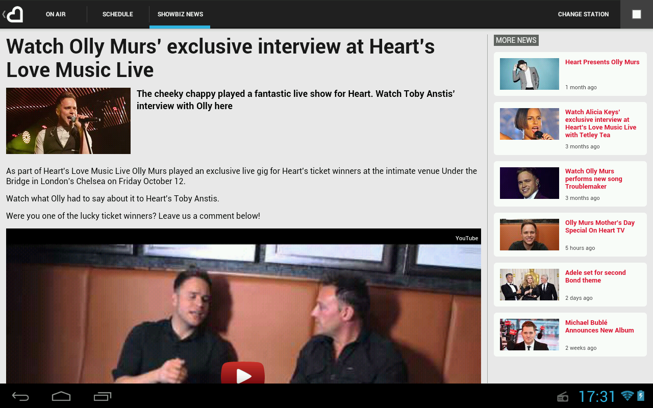 Heart Radio App Android Apps on Google Play