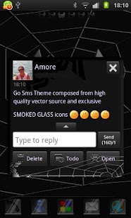 How to download GO SMS Black Spider Theme 1.3 mod apk for android