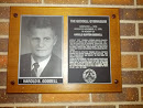 Doc Goodell Memorial Gymnasium Plaque