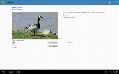 UK/WP Birding Checklist (demo) poster 7