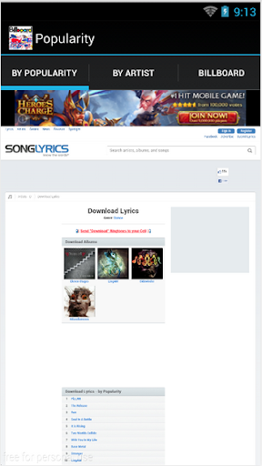 Lyrics Downloader Music Player