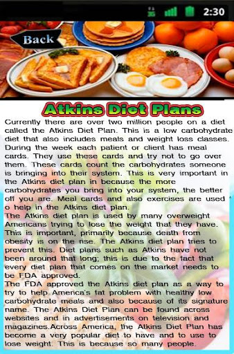 free atkins diet plan download