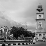 Queen Victoria Memorial Clock Tower by Loke Inkid -  