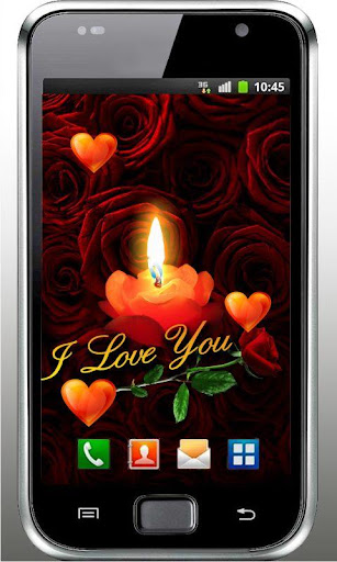 【免費個人化App】Love Candle HD Live Wallpaper-APP點子