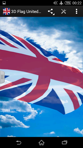 3D Flag United Kingdom LWP