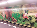 Subway Jungle Mural