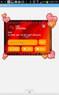 How to install GO SMS - Hearts Fire Zebra lastet apk for laptop