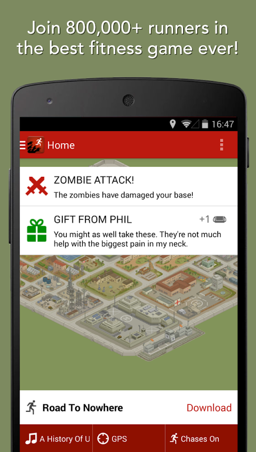 Zombies, Run! - screenshot