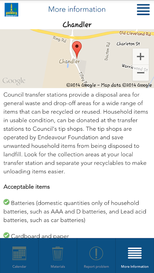 Brisbane Bin and Recycling Android Apps on Google Play