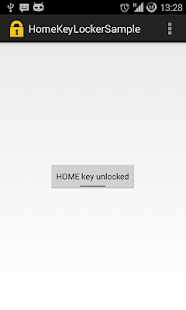 Android Home Key Locker Demo