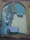 Graffiti Alte Stadthalle