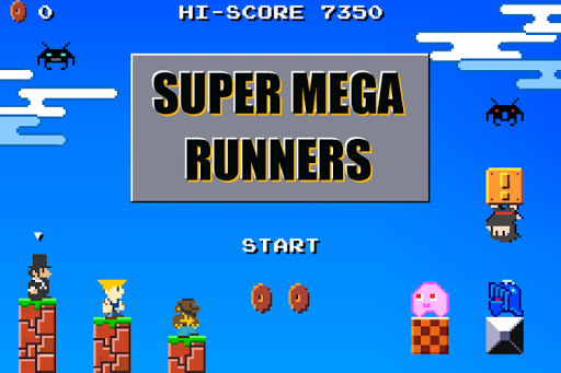 SUPER MEGA RUNNERS 8-Bit Mario
