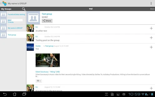 Vita for Facebook - screenshot thumbnail