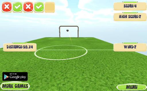 【免費體育競技App】Soccer Flick 3D-APP點子