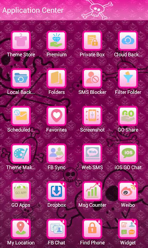 免費下載個人化APP|Pink Halloween Go SMS Theme app開箱文|APP開箱王