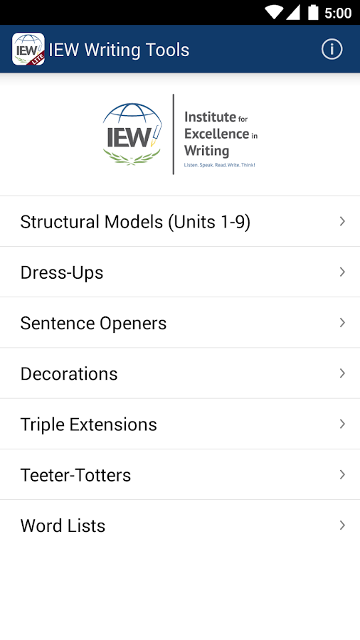 IEW Writing Tools - Android Apps on Google Play