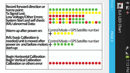 DJI Phantom LED Chart Screenshots 3