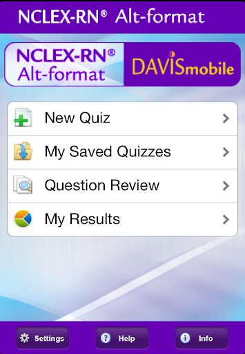 DavisMobile NCLEX Alt Format