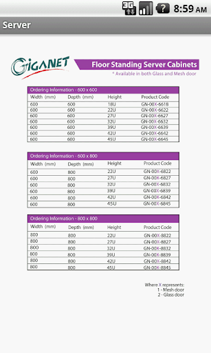【免費生產應用App】Giganet Cabinets-APP點子
