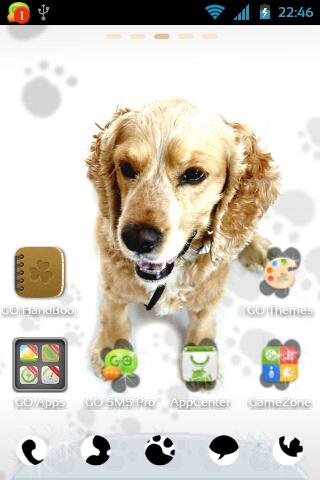 GO Launcher EX Cute Dog Theme