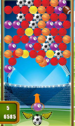 【免費休閒App】Bubble Shooter Sports-APP點子