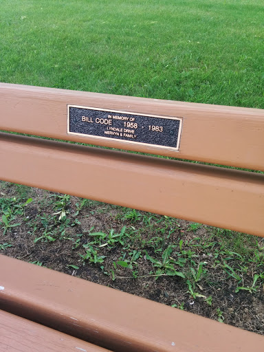 Bill Code Memorial Bench 