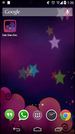 Cute Stars live wallpaper