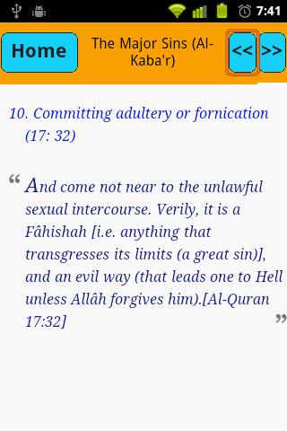 【免費教育App】Major Sins In Islam-APP點子