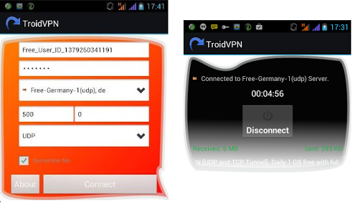 TroidVPN - Android VPN