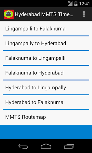Hyderabad MMTS Timetable
