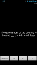 English Prepositions Training poster 10