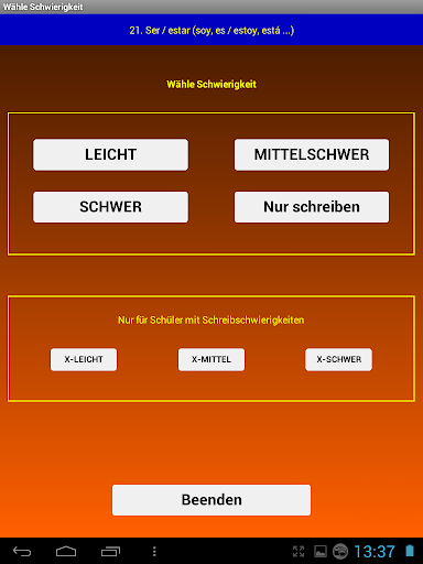 【免費教育App】Spanische Grammatik Übungen-APP點子