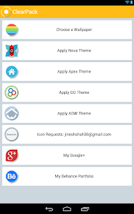 ClearPack (Nova|Apex|Go|ADW) - screenshot thumbnail