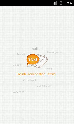 English Pronunciation Testing