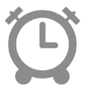 Alarm Clock WHEEL LIST am pm logo