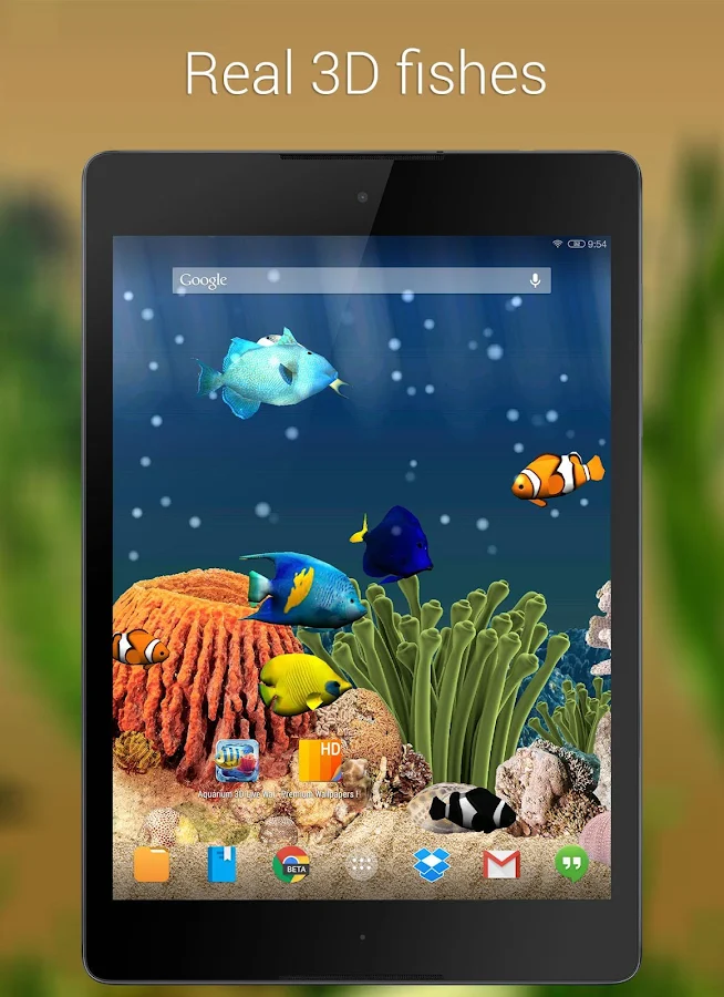 Aquarium 3D Live Wallpaper Pro - screenshot