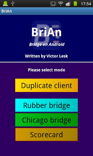 BriAn Electronic Bridge Scorer