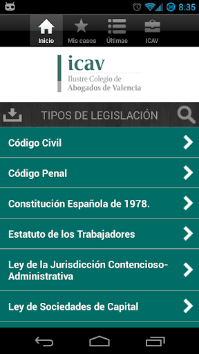 iCav: Leyes 2014