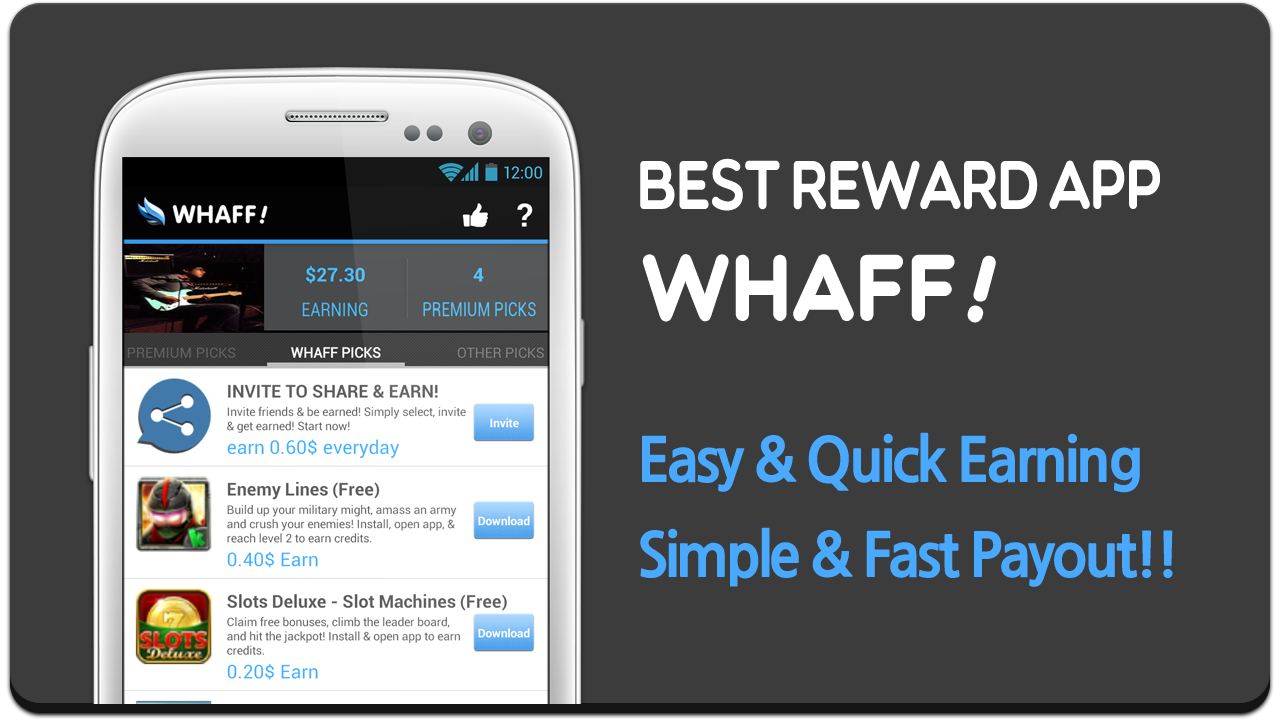 Bildergebnis für Revealed - WHAFF Rewards Google Android