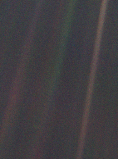 Nasa Voyager image of earth